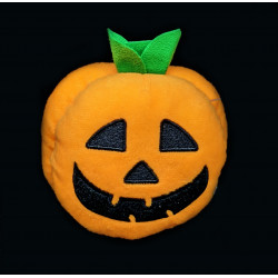 Plush toy Pumpkin Halloween H 14 cm