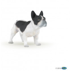 Figurine French black and white bulldog Papo 54006