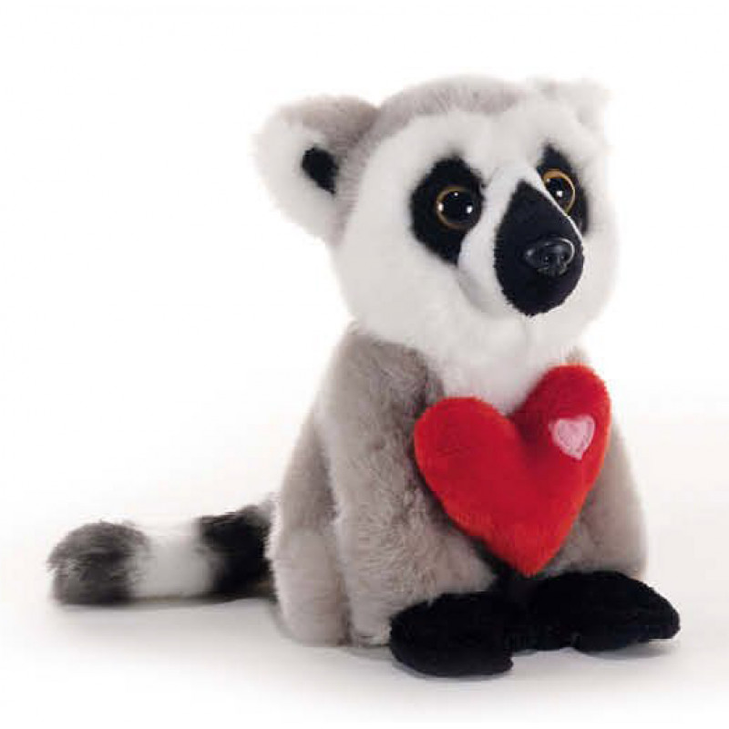 Soft Toy lemur with heart Plush & Company 05132