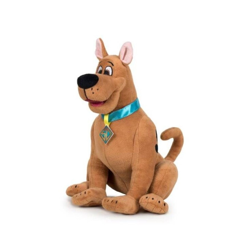 Peluche Scooby Doo H 28 cm chien dogue allemand