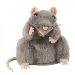 Grey Rat plush toy the Puppet Company PC004012