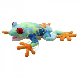Frog Large Creatures plush toy the Puppet Company PC009708