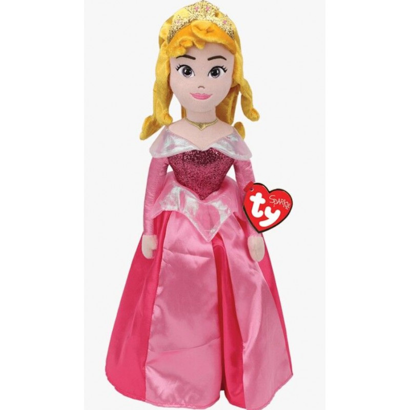 Peluche Princesse Aurora avec son H 40 cm Disney TY
