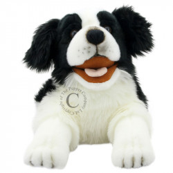 Border Collie plush toy the Puppet Company PC003007