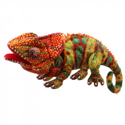 Chameleon plush toy the Puppet Company PC009705