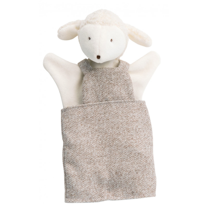 Sheep Puppet Albert Moulin Roty 632192 H 25 cm