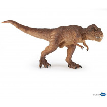 Statuina Tirannosauro Rex in corsa marrone Papo France 55075