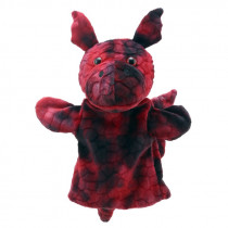 Soft fabric Glove Dragon red The Puppet Company PC004634