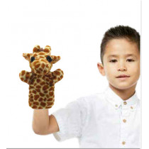 Burattino a guanto peluche giraffa The Puppet Company PC004614