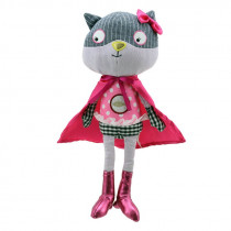Soft Toy Cat Super Hero Wilberry WB004703 h 34cm