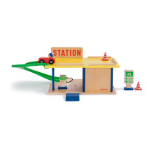 Wooden gas station Moulin Roty 720408
