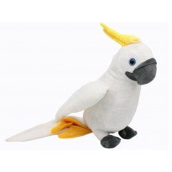 Plush toy cockatoo parrot H 20 cm