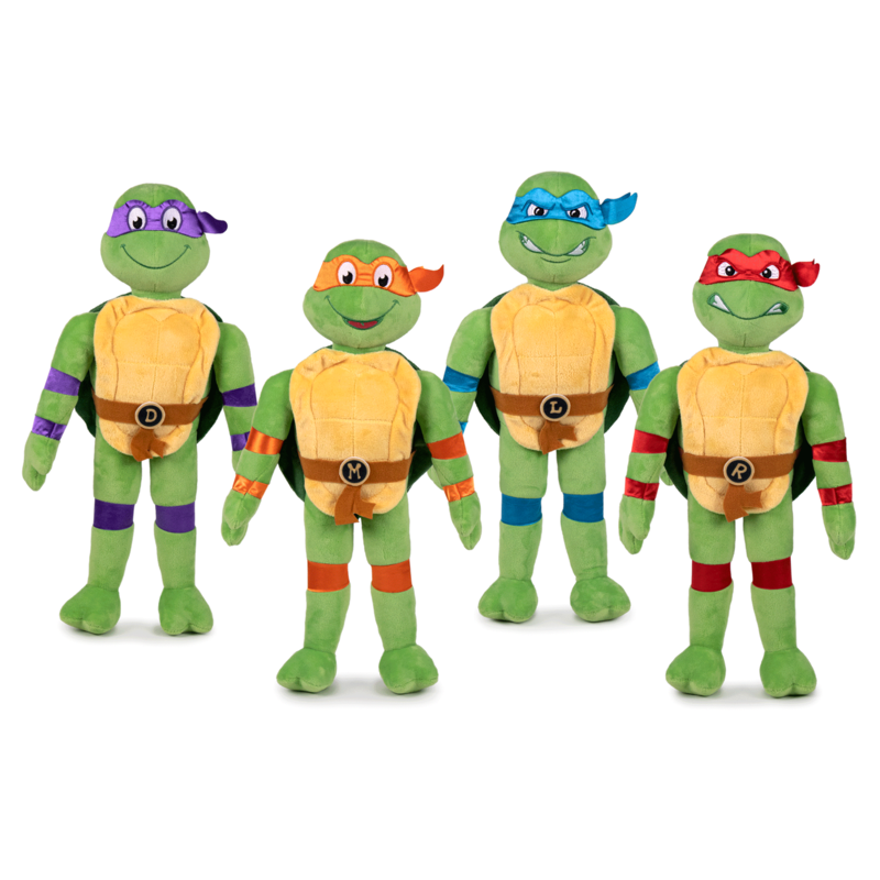 Plush toy Ninja Turtles H 22 cm Leonardo Raphael Michelangelo Donatello
