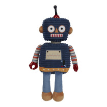 Plush Toy dark Blue Robot Wilberry WB003601 h 50cm
