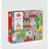 Puzzle In town 48 pieces Moulin Roty 661440