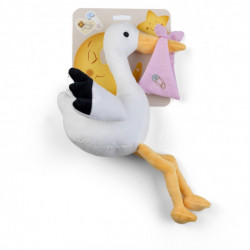 Soft toy Pink Stork Birth Baby Plush & Company 07428