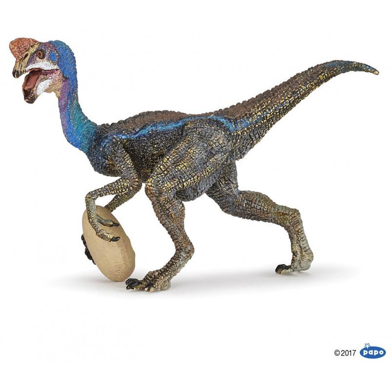 Statuina Dinosauro Oviraptor blu 55059 Papo