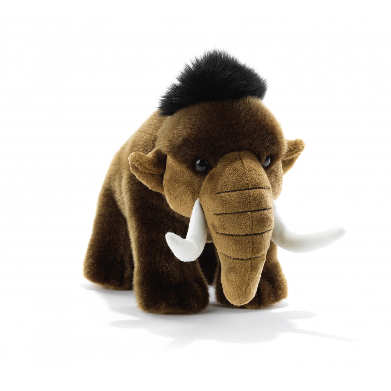 Extra Large Plush Soft Teddy Wooly Mammoth Dinosaur 29cm Educational Kids Toys 