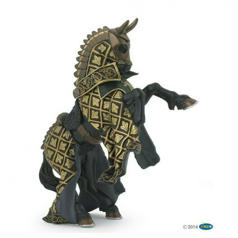 Cavallo del Maestro delle Armi Stemma Toro Papo 39918