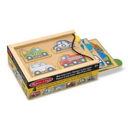 Puzzle Automobili Navi Aerei in legno Melissa & Doug 14791